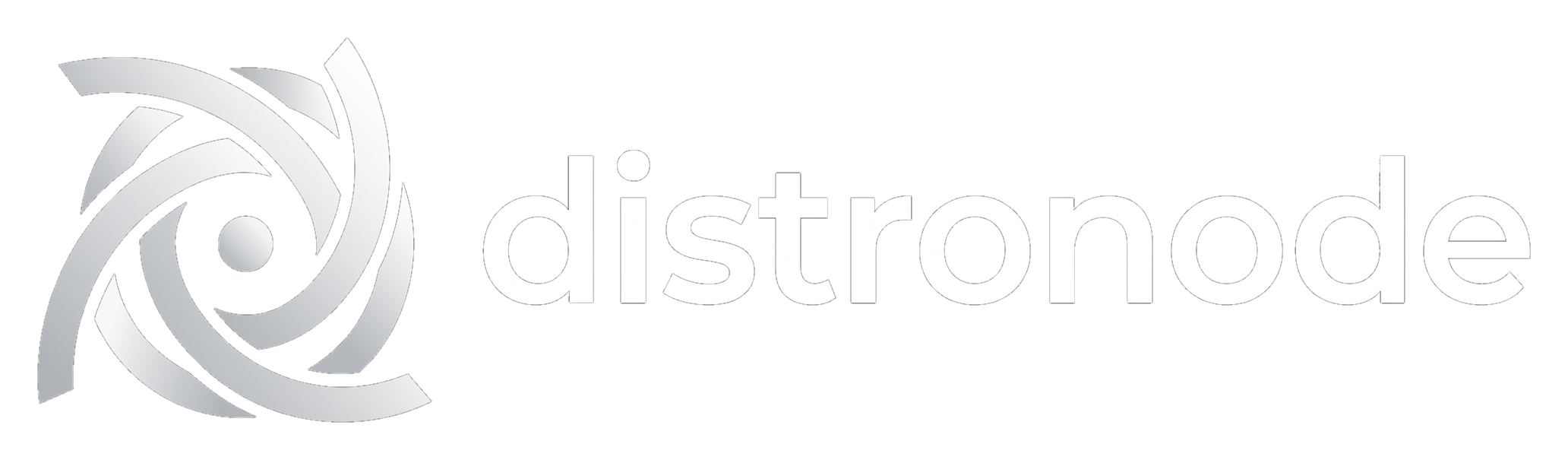 The Distronode logo in white